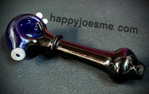 Dark Blue/Black Long Handpipe