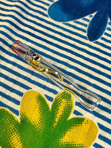 4" Slug Glass Chillum