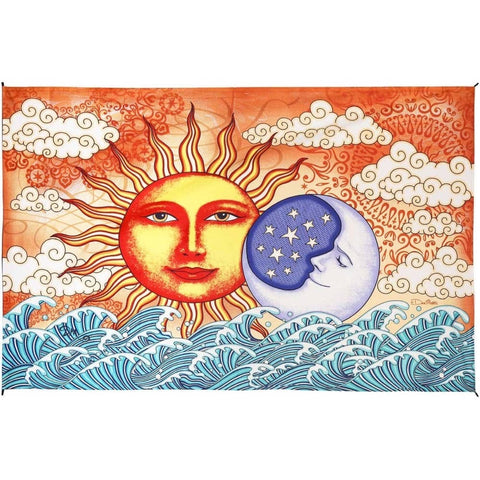 Sunshine Joy Sun And Moon 30x45 Tapestry