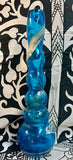 16" Honey Jar W/Tall Neck Hat Soft Glass Waterpipe