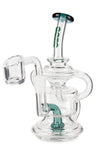 Ooze Undertow Mini Recycler Dab Rig – Ocean Green