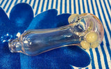 Silver Fume and Mandela Front Clear Handpipe