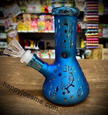 6” Iridescent Space Beaker Waterpipe