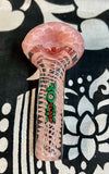 4” Rock Glass Swirl Solid Head Handpipe