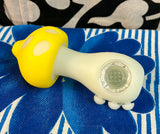 4.5” Silicone Mushroom Glow In The Dark Steamroller