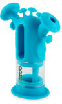 Ooze Trip Silicone Glass Waterpipe/Rig-Teal