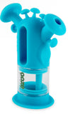 Ooze Trip Silicone Glass Waterpipe/Rig-Teal