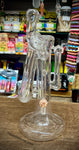 Double Chamber Clear American Bubbler