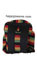 Hemp Backpack Striped Rasta