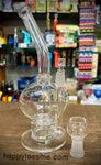 9" Slight bent Neck Ball Shaped Rig w/Swiss Perc