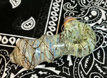 3.5” Clear Fumed Color Whipped Handpipe