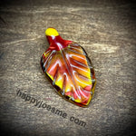 Glass Leaf Pendant