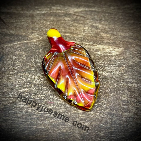 Glass Leaf Pendant