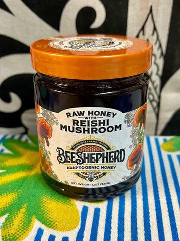 BeeShepherd Herbal Honey- Raw Honey with Reishi Mushroom