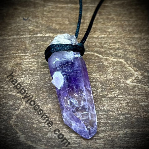 Medium Amethyst Adjustable Necklace