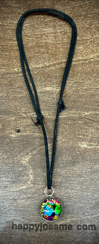 Glass Tree Adjustable Necklace