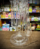 Double Chamber Clear American Bubbler
