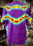 Rainbow Center Mandela On Solid Purple Size-Adult XL