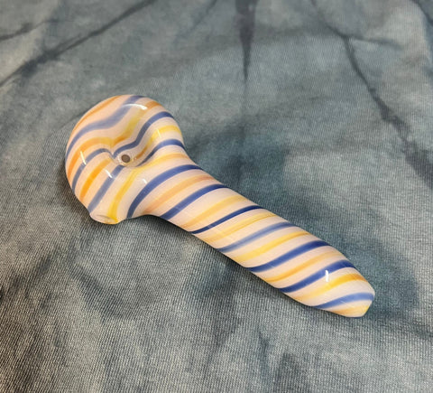 Yellow/Purple Spiral Handpipe