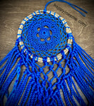 Blue Flower Dreamcatcher-Made in Mexico