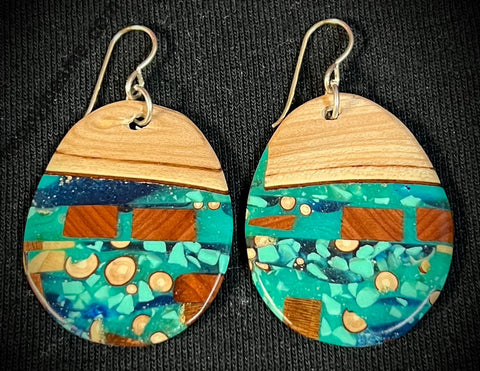 Wooden Handmade Earrings