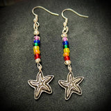 925 Silver Rainbow Earrings