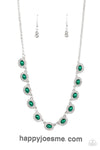 Paparazzi Modest Masterpiece Green Necklace