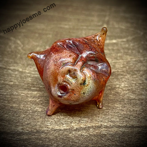 Kissing Head Glass Chillum