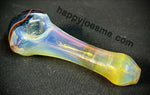 Silver/Gold Fume Handpipe W/Rainbow Front