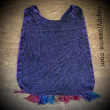 Multicolor Fringe Hippie Mushroom Bag