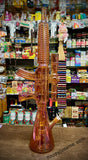 25” Amber Iridescent Glass Assault Rifle Waterpipe
