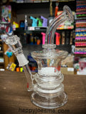 Perk Tech Bent Neck Waterpipe w/ Fritted Disc Perc