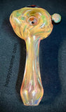 Heavy Fume Handpipe W/Flower Front/Marble