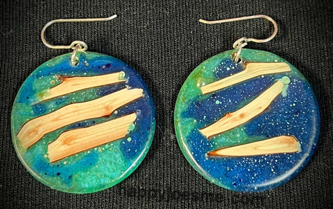 Wooden Handmade Earrings