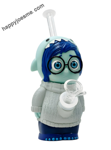 6” Silicone Sad Waterpipe