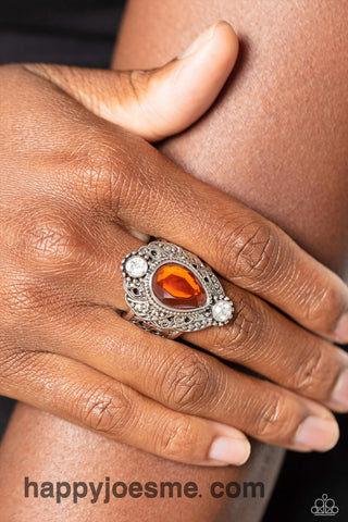 Paparazzi Mystical Mania Orange Ring