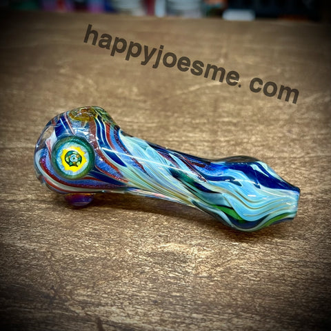 Thick Colorful Fumed Chillum