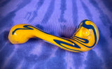 5” Sunburst Frit Sherlock by Baked Glass