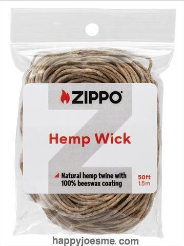 Zippo Hemp Wick 50ft 15m