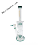 13” Rock Glass Dual Perc Waterpipe