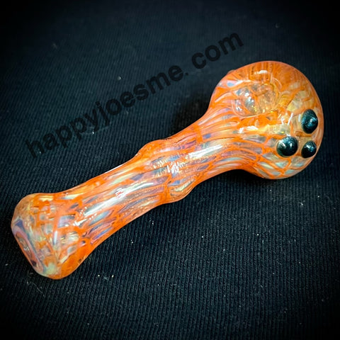 Orange Fumed Spin&Rake Handpipe