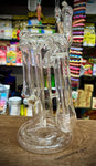 Double Chamber Clear American Bubbler
