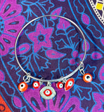 Metal Evil Eye Bracelet