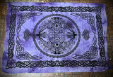 45X27 Purple/Black Assorted Tapestry