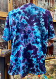 Steal Your Face Mandala Purple/Blue- Multicolor Mandala Tie-Dye T-shirt by Don Martin