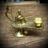Vintage Brass Oil Lamp