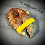 Sandblasted Barn Red W/ Barnacles Claw Handpipe - Mrs Claws