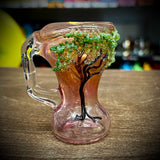 Glass Tree Of Life Espresso Cup ￼