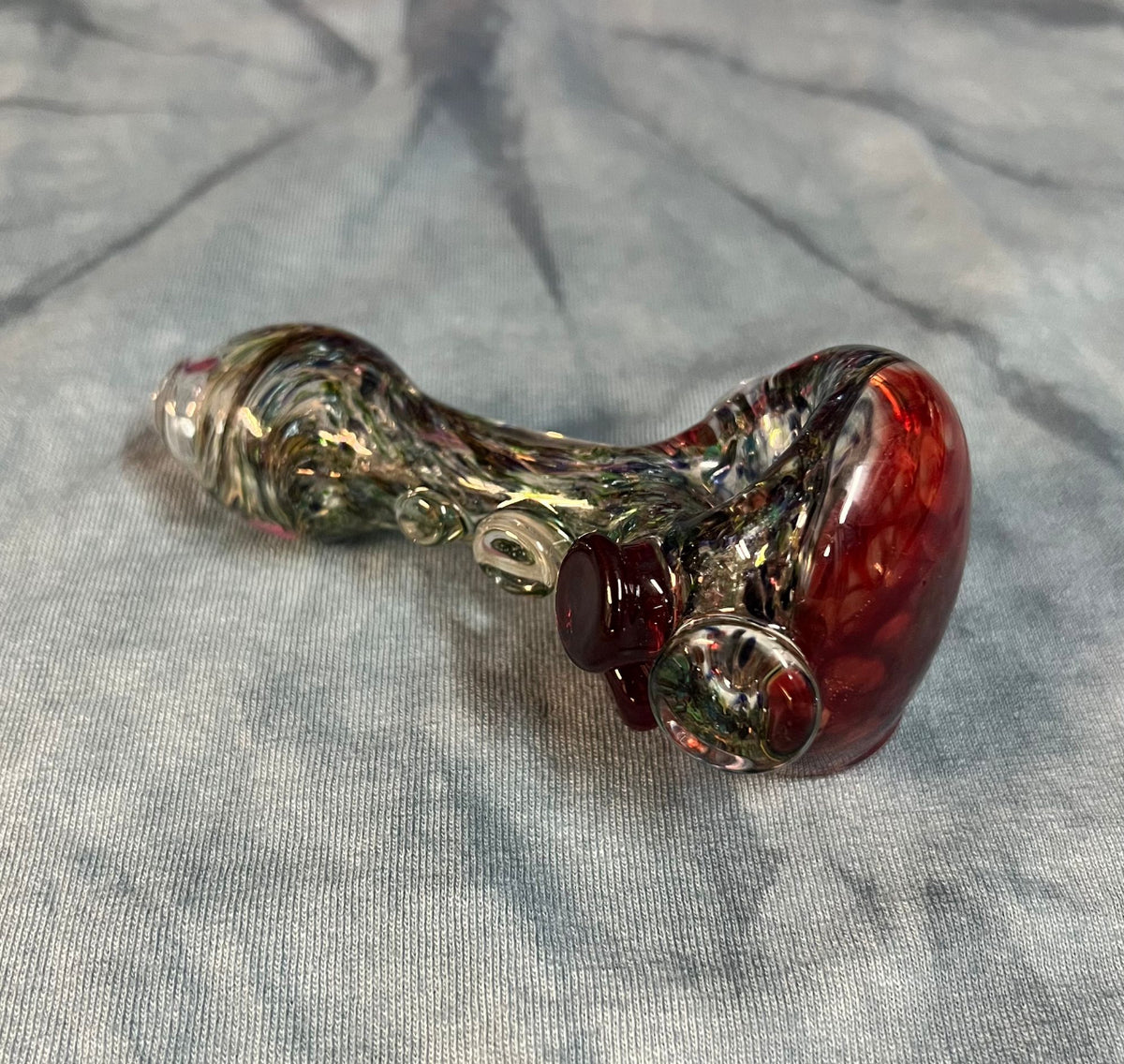 Flat Marbles Ruby Red Handpipe – Happy Trails Inc & Joe's Smoke Shop