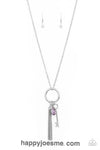 Paparazzi Unlock your sparkle purple necklace